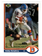 Bobby Humphrey - Denver Broncos (NFL Football Card) 1991 Upper Deck # 142 Mint