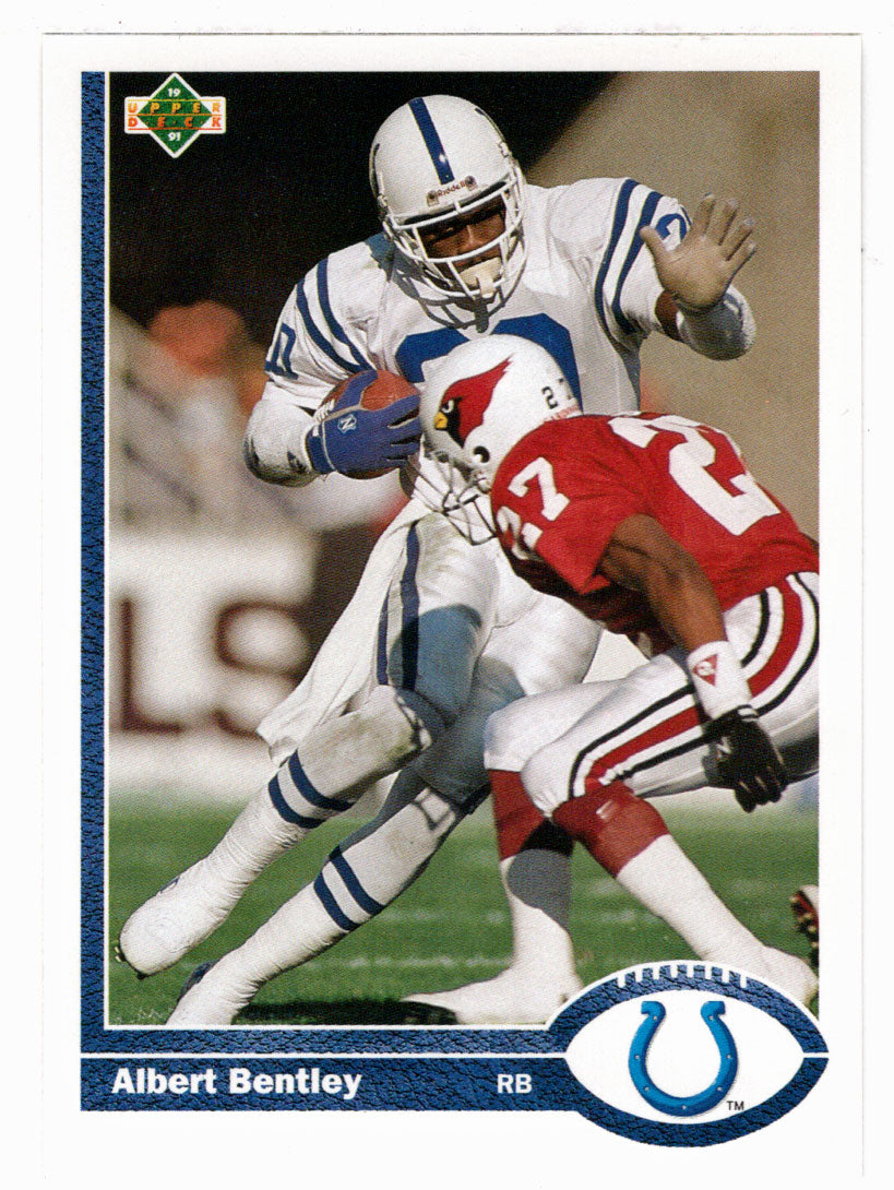 Albert Bentley - Indianapolis Colts (NFL Football Card) 1991 Upper Deck # 157 Mint