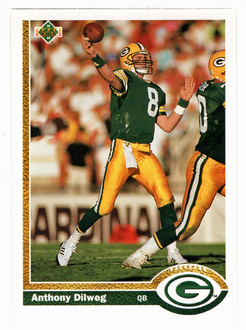 Anthony Dilweg - Green Bay Packers (NFL Football Card) 1991 Upper Deck # 214 Mint
