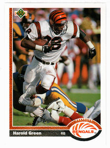 Harold Green - Cincinnati Bengals (NFL Football Card) 1991 Upper Deck # 221 Mint