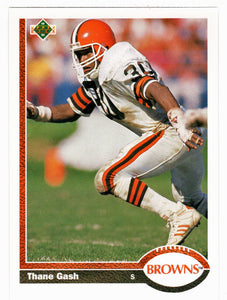 Thane Gash - Cleveland Browns (NFL Football Card) 1991 Upper Deck # 224 Mint