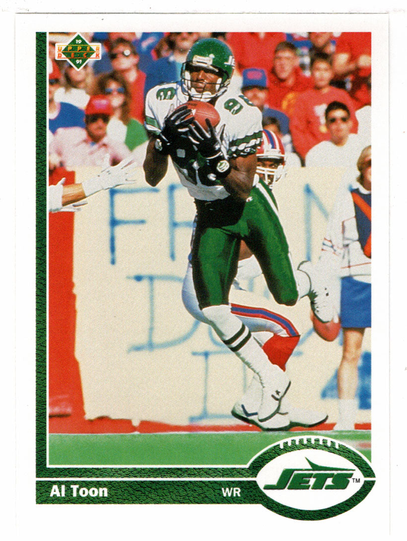Al Toon - New York Jets (NFL Football Card) 1991 Upper Deck # 233 Mint