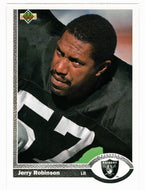 Jerry Robinson - Los Angeles Raiders (NFL Football Card) 1991 Upper Deck # 238 Mint