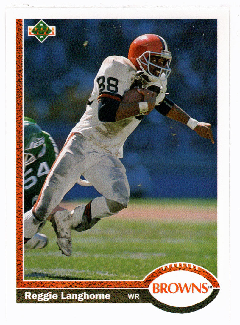 Reggie Langhorne - Cleveland Browns (NFL Football Card) 1991 Upper Deck # 241 Mint