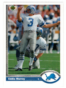 Eddie Murray - Detroit Lions (NFL Football Card) 1991 Upper Deck # 321 Mint