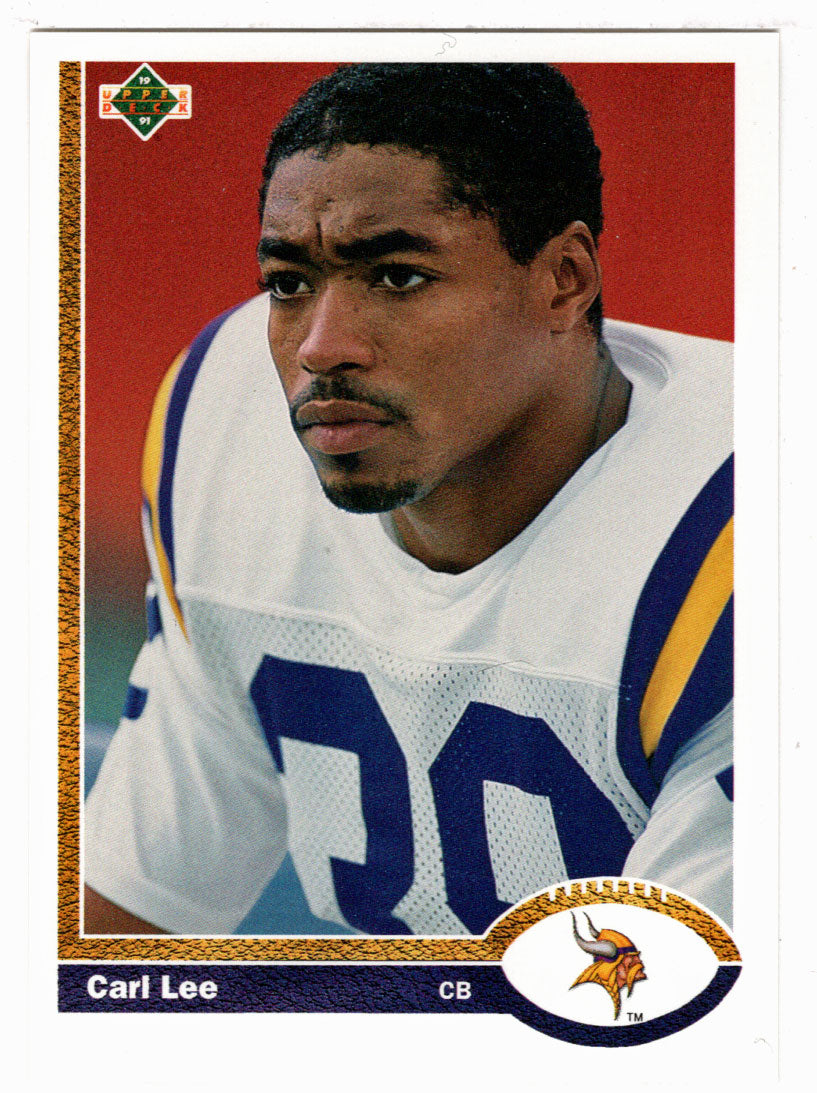 Carl Lee - Minnesota Vikings (NFL Football Card) 1991 Upper Deck # 326 Mint