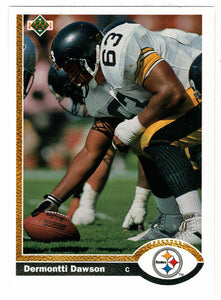 Dermontti Dawson - Pittsburgh Steelers (NFL Football Card) 1991 Upper Deck # 328 Mint