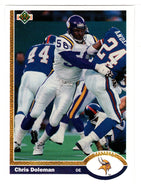 Chris Doleman - Minnesota Vikings (NFL Football Card) 1991 Upper Deck # 330 Mint