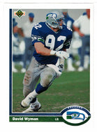 David Wyman - Seattle Seahawks (NFL Football Card) 1991 Upper Deck # 340 Mint