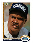 Junior Seau - San Diego Chargers (NFL Football Card) 1991 Upper Deck # 343 Mint