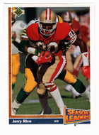 Jerry Rice - San Francisco 49ers - Season Leaders (NFL Football Card) 1991 Upper Deck # 402 Mint