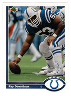 Ray Donaldson - Indianapolis Colts (NFL Football Card) 1991 Upper Deck # 412 Mint