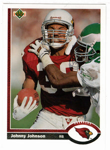 Johnny Johnson - Phoenix Cardinals (NFL Football Card) 1991 Upper Deck # 447 Mint