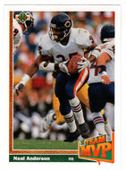 Neal Anderson - Chicago Bears - Team MVP (NFL Football Card) 1991 Upper Deck # 453 Mint