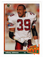 Johnny Johnson - Phoenix Cardinals - Team MVP (NFL Football Card) 1991 Upper Deck # 472 Mint
