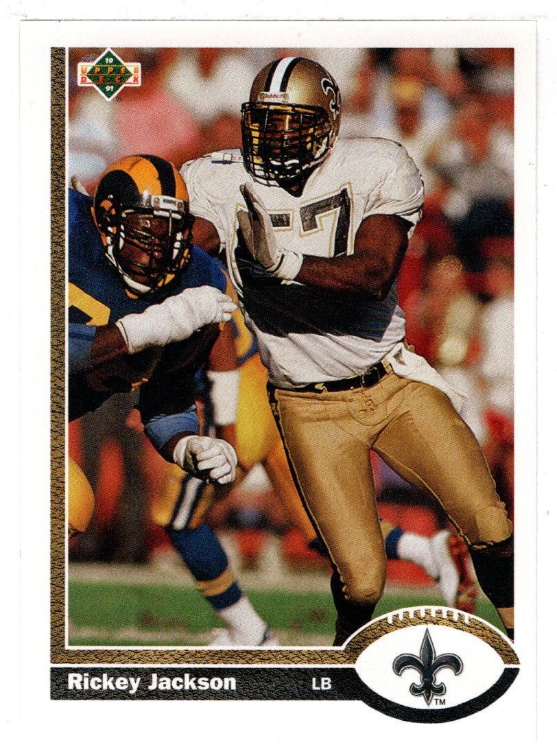 Rickey Jackson - New Orleans Saints (NFL Football Card) 1991 Upper Deck # 482 Mint
