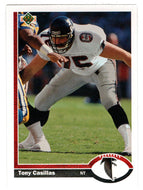 Tony Casillas - Atlanta Falcons (NFL Football Card) 1991 Upper Deck # 483 Mint