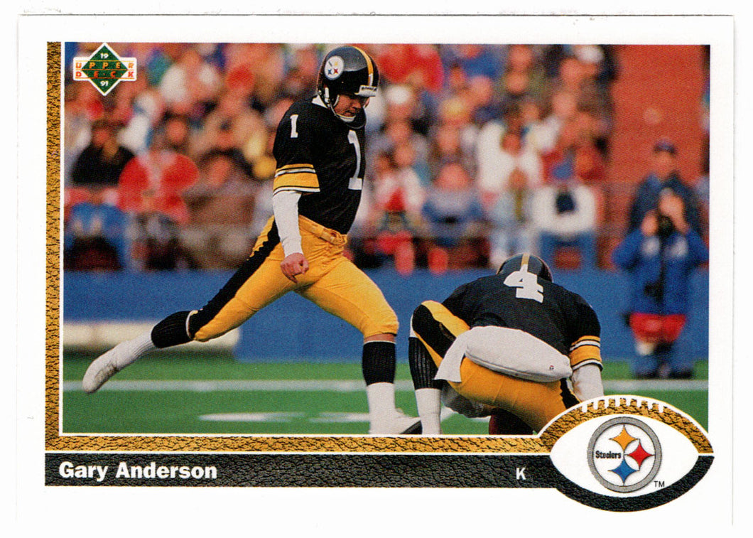 Gary Anderson - Pittsburgh Steelers (NFL Football Card) 1991 Upper Deck # 488 Mint