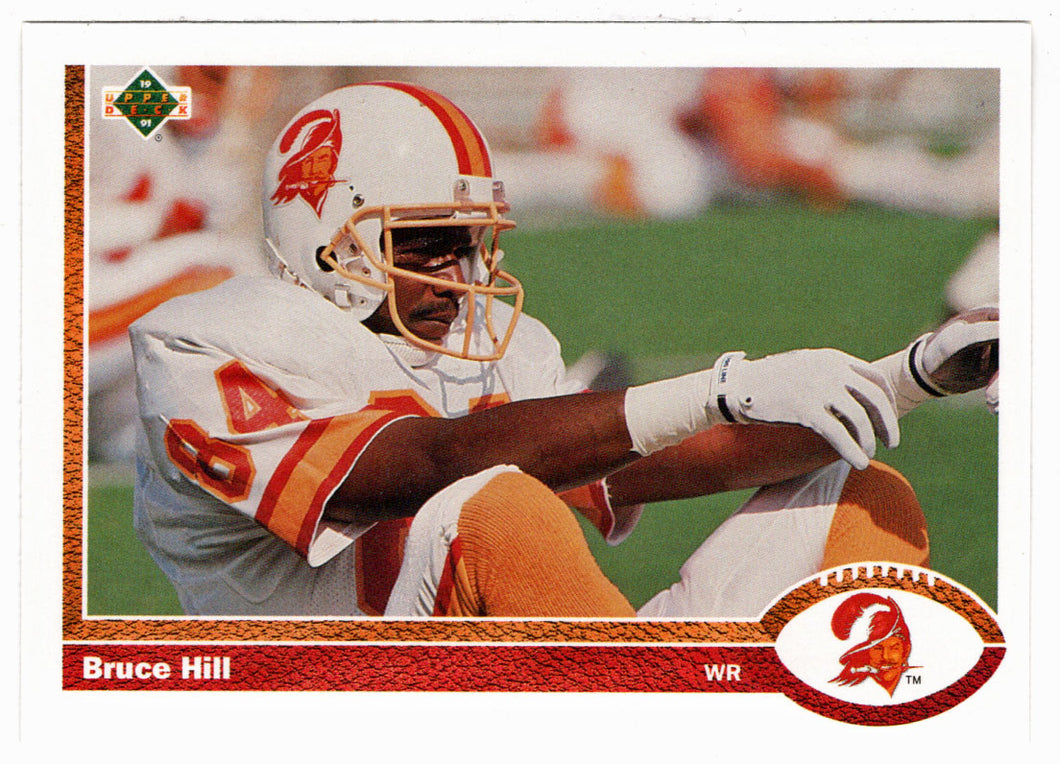 Bruce Hill - Tampa Bay Buccaneers (NFL Football Card) 1991 Upper Deck # 489 Mint