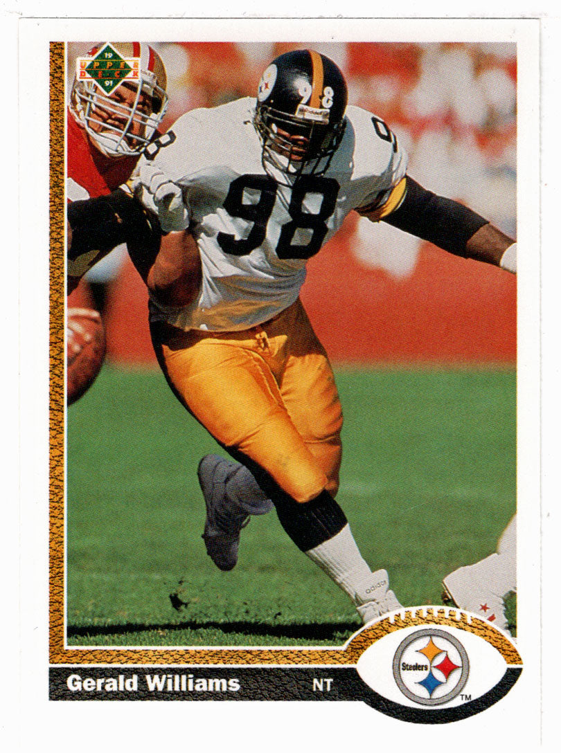 Gerald Williams - Pittsburgh Steelers (NFL Football Card) 1991 Upper Deck # 490 Mint