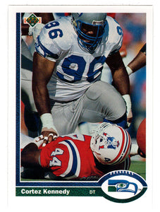 Cortez Kennedy - Seattle Seahawks (NFL Football Card) 1991 Upper Deck # 491 Mint