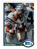 Dwayne Harper RC - Seattle Seahawks (NFL Football Card) 1991 Upper Deck # 493 Mint