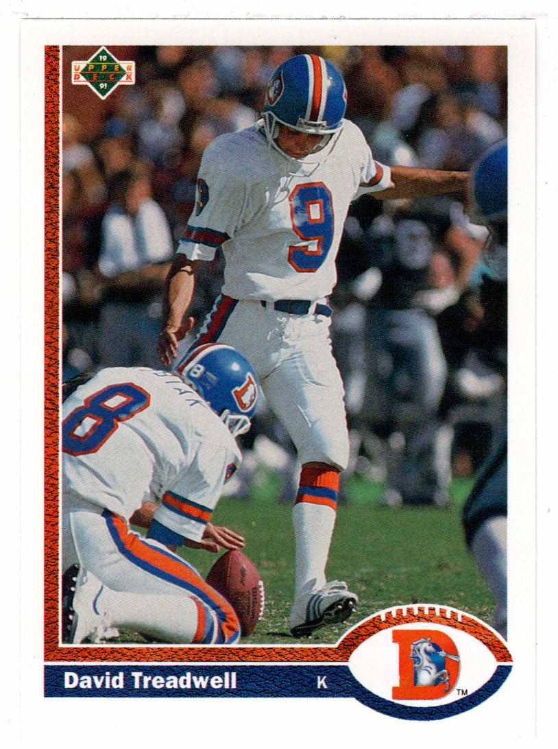 David Treadwell - Denver Broncos (NFL Football Card) 1991 Upper Deck # 496 Mint