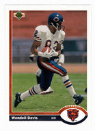 Wendell Davis - Chicago Bears (NFL Football Card) 1991 Upper Deck # 501 Mint