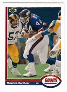 Maurice Carthon - New York Giants (NFL Football Card) 1991 Upper Deck # 504 Mint
