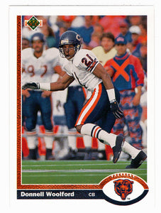 Donnell Woolford - Chicago Bears (NFL Football Card) 1991 Upper Deck # 505 Mint