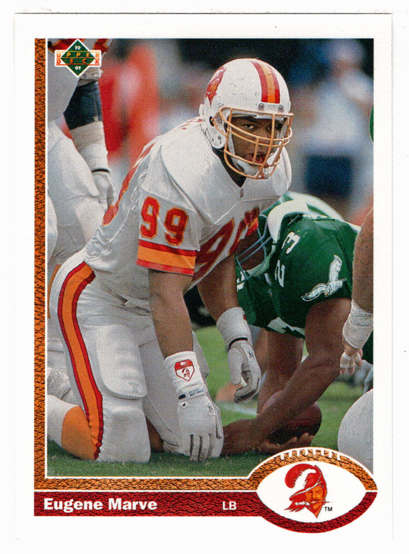 Eugene Marve - Tampa Bay Buccaneers (NFL Football Card) 1991 Upper Deck # 508 Mint