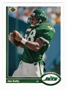 Joe Kelly - New York Jets (NFL Football Card) 1991 Upper Deck # 509 Mint