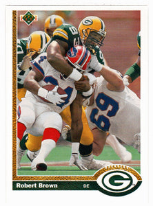 Robert Brown - Green Bay Packers (NFL Football Card) 1991 Upper Deck # 519 Mint