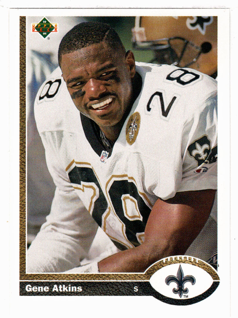 Gene Atkins - New Orleans Saints (NFL Football Card) 1991 Upper Deck # 520 Mint