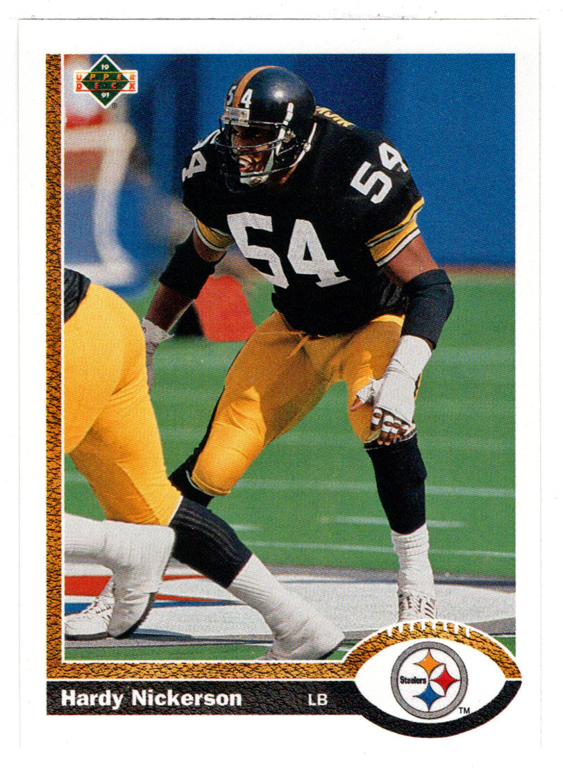 Hardy Nickerson - Pittsburgh Steelers (NFL Football Card) 1991 Upper Deck # 521 Mint