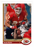 Kevin Porter - Kansas City Chiefs (NFL Football Card) 1991 Upper Deck # 525 Mint