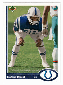 Eugene Daniel - Indianapolis Colts (NFL Football Card) 1991 Upper Deck # 527 Mint