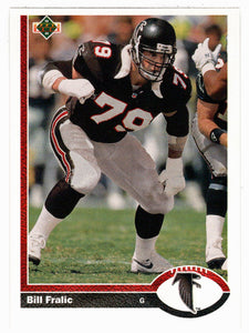 Bill Fralic - Atlanta Falcons (NFL Football Card) 1991 Upper Deck # 535 Mint