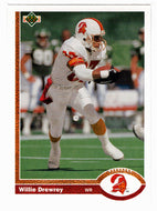 Willie Drewrey - Tampa Bay Buccaneers (NFL Football Card) 1991 Upper Deck # 552 Mint
