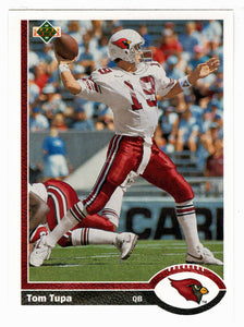 Tom Tupa - Phoenix Cardinals (NFL Football Card) 1991 Upper Deck # 554 Mint