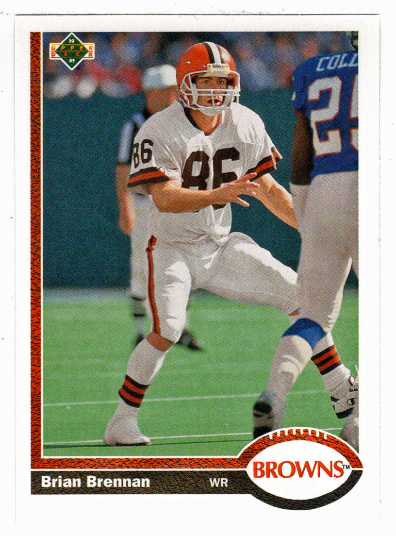 Brian Brennan - Cleveland Browns (NFL Football Card) 1991 Upper Deck # 561 Mint