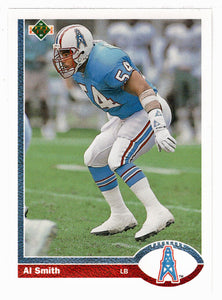 Al Smith - Houston Oilers (NFL Football Card) 1991 Upper Deck # 664 Mint