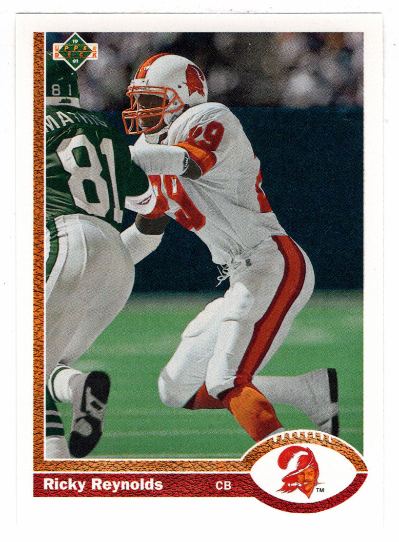 Ricky Reynolds - Tampa Bay Buccaneers (NFL Football Card) 1991 Upper Deck # 669 Mint
