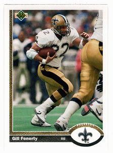 Gill Fenerty - New Orleans Saints (NFL Football Card) 1991 Upper Deck # 671 Mint