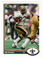 Gill Fenerty - New Orleans Saints (NFL Football Card) 1991 Upper Deck # 671 Mint