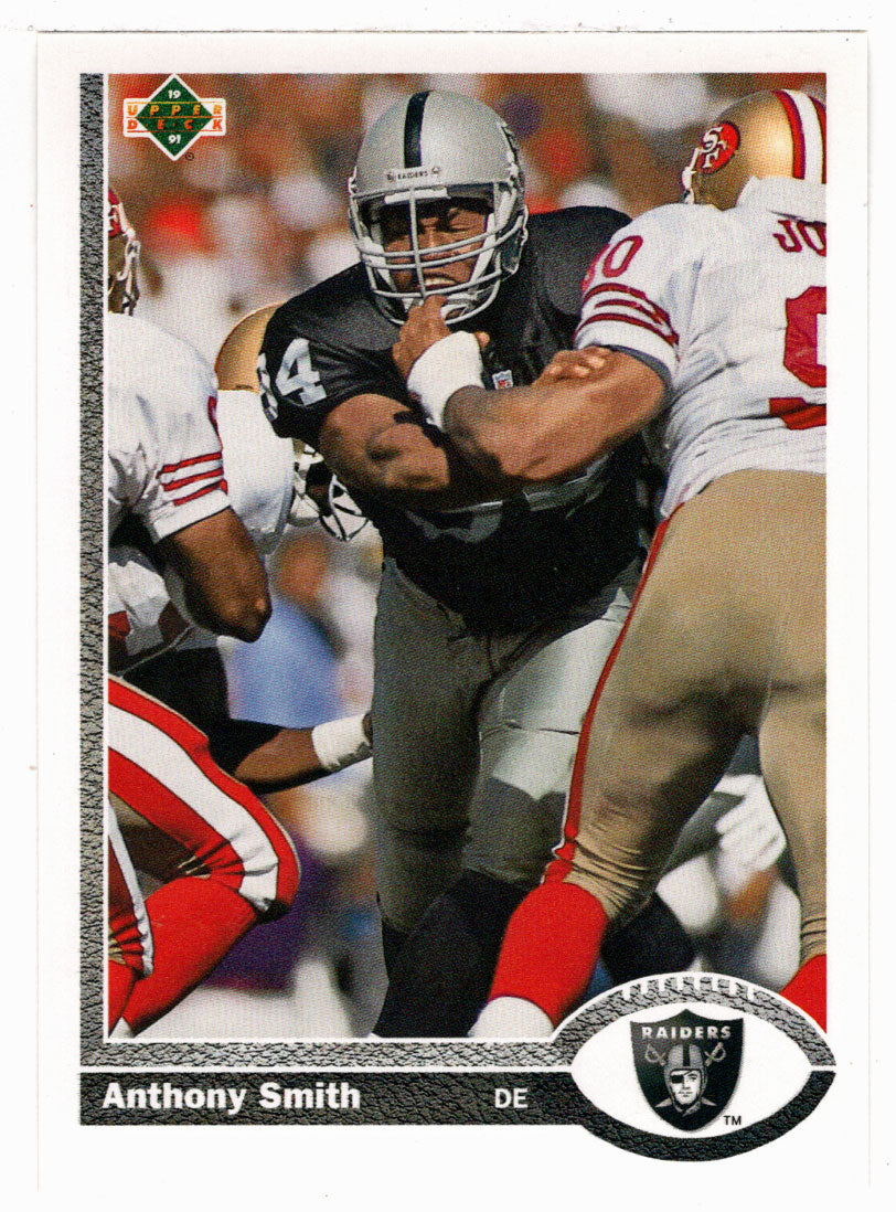 Anthony Smith - Los Angeles Raiders (NFL Football Card) 1991 Upper Deck # 673 Mint