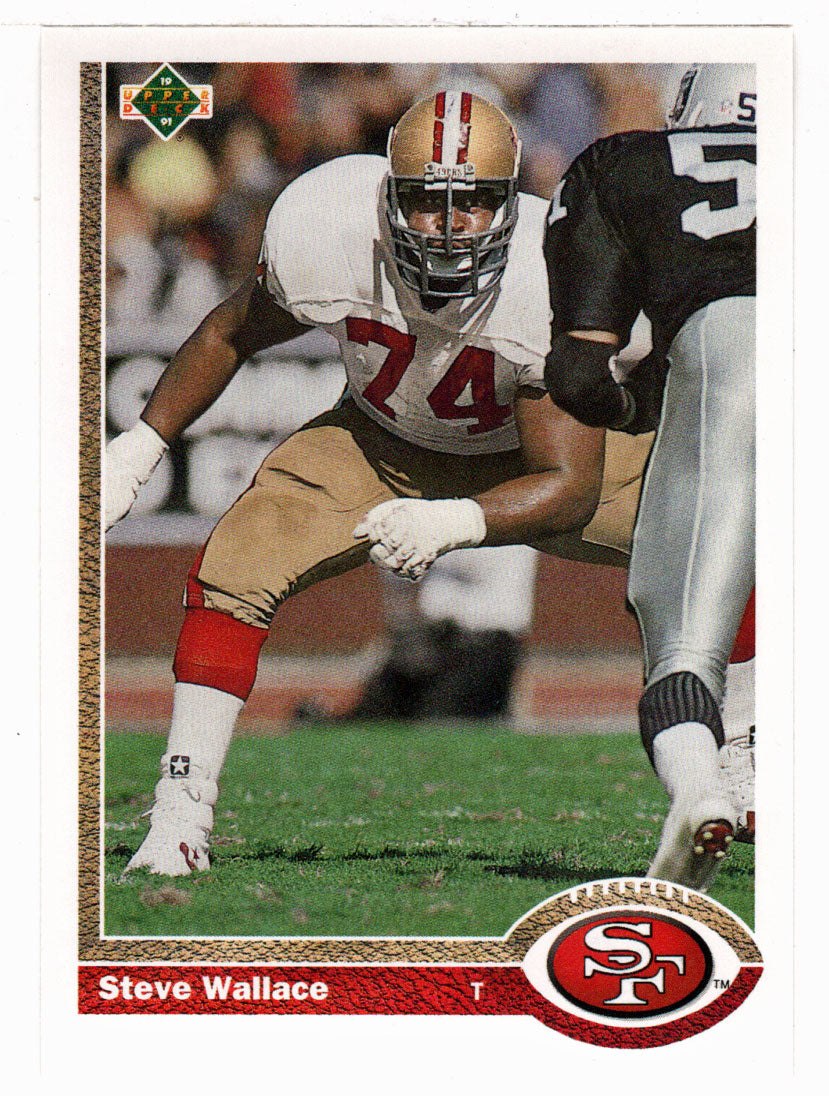 Steve Wallace - San Francisco 49ers (NFL Football Card) 1991 Upper Deck # 677 Mint