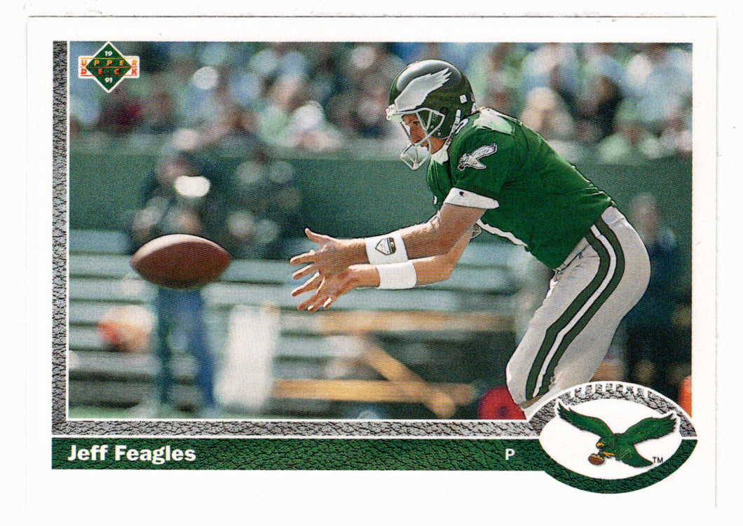 Jeff Feagles RC - Philadelphia Eagles (NFL Football Card) 1991 Upper Deck # 678 Mint