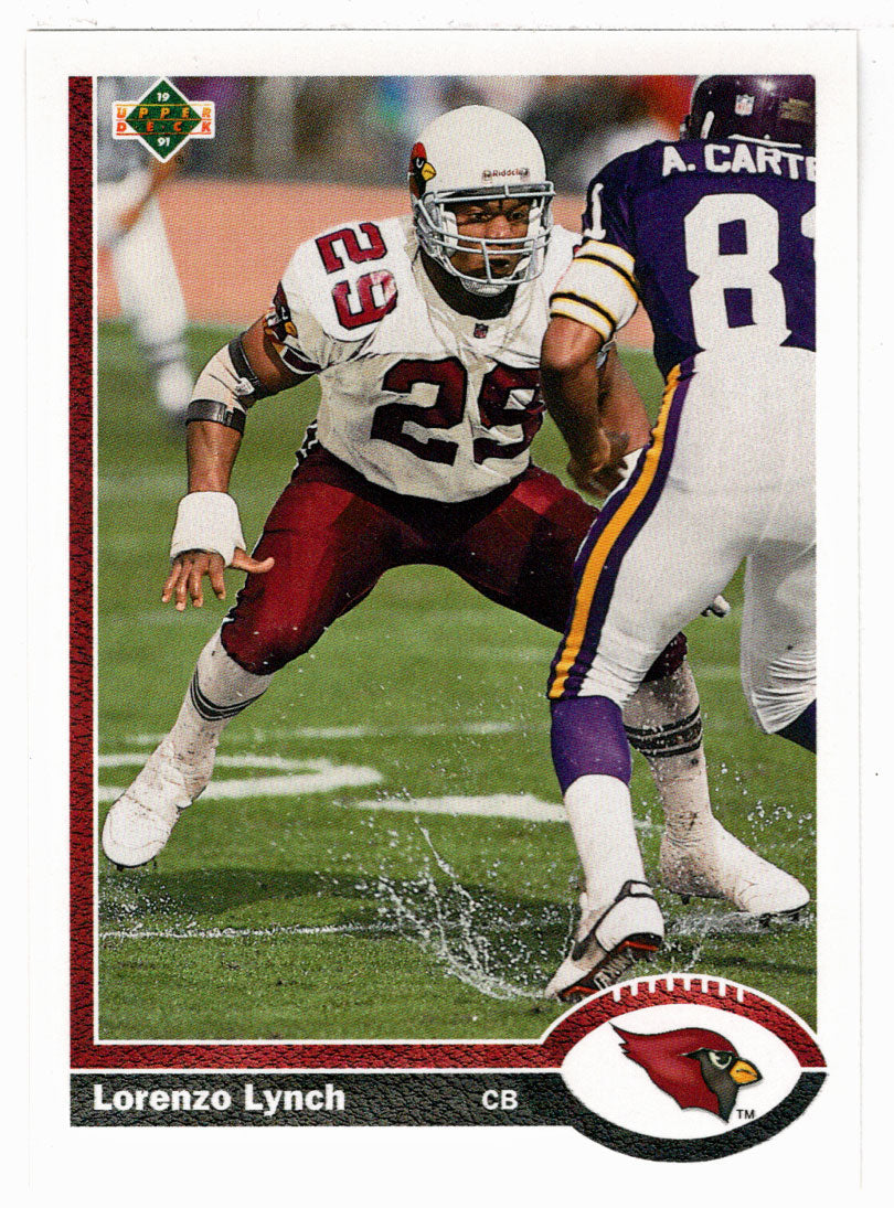 Lorenzo Lynch - Phoenix Cardinals (NFL Football Card) 1991 Upper Deck # 683 Mint