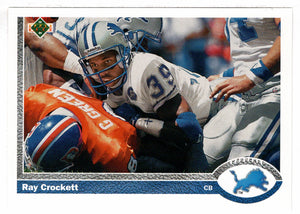 Ray Crockett RC - Detroit Lions (NFL Football Card) 1991 Upper Deck # 685 Mint